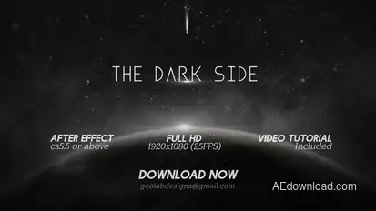 The Dark Side Video Displays template preview