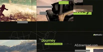 The Journey Video Displays template preview