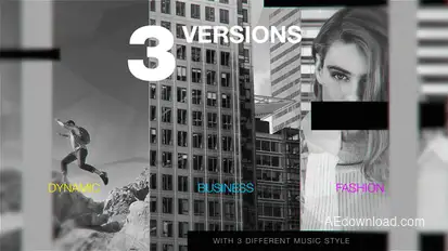 The Opener I Promo Video Displays template preview