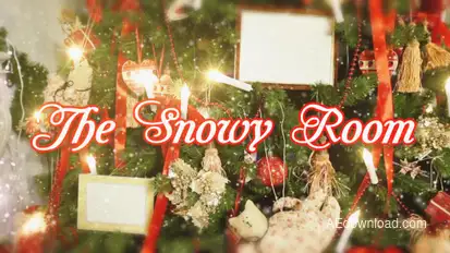 The Snowy Room Video Displays template preview
