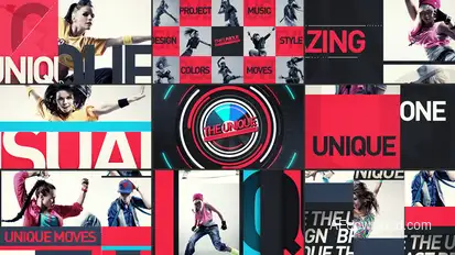 The Unique Broadcast / Show Package Video Displays template preview