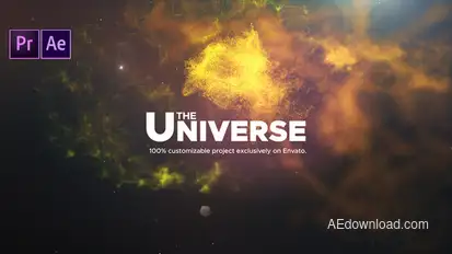 The Universe - Cinematic Titles Premiere Pro template preview
