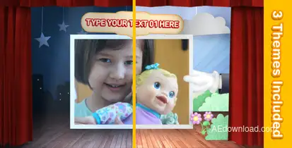 Theater For Kids Video Displays template preview