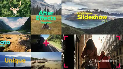 This Is Slideshow Video Displays template preview