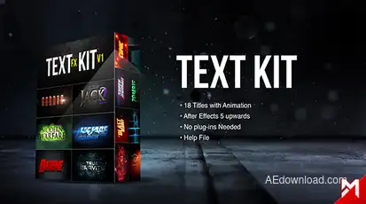 Title Fx Kit v.1 Video Displays template preview