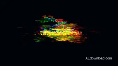 Title Glitch 4k Premiere Pro template preview