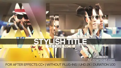 Title Sequence Video Displays template preview