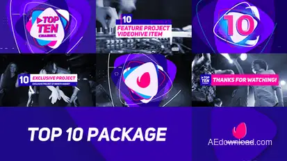 Top 10 Video Displays template preview