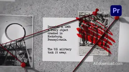 Top Secret Classified Files Opener Premiere Pro template preview