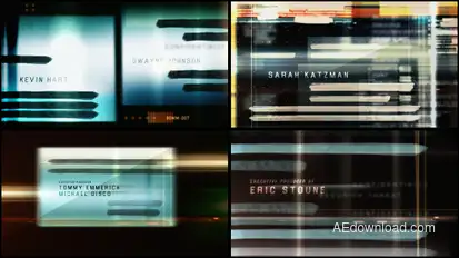 Top Secret movie title 4K Video Displays template preview