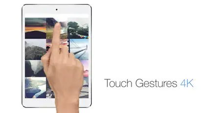 Touch Gestures 4K Video Displays template preview