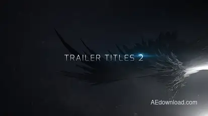 Trailer Titles 2 Video Displays template preview