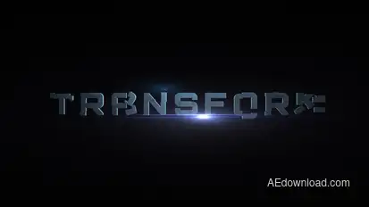 Transform Type - Animated Typeface Video Displays template preview