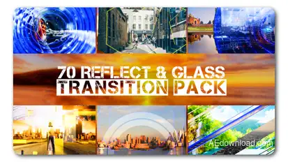 Transition Pack | Reflect N Glass Video Displays template preview