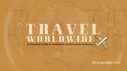 Travel Worldwide Video Displays template preview