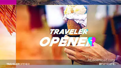 Traveler Opener Video Displays template preview