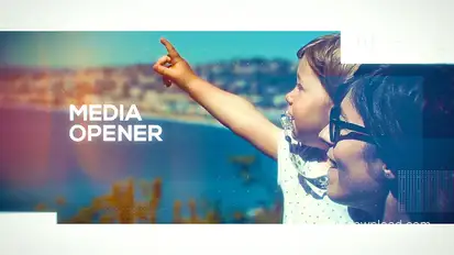 Trip Media Opener Video Displays template preview