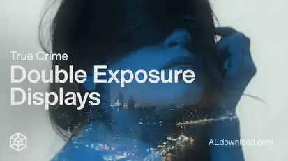 True Crime - Double Exposure Displays Video Displays template preview