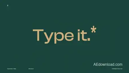 Typewriter || MOGRT (PP) Premiere Pro template preview