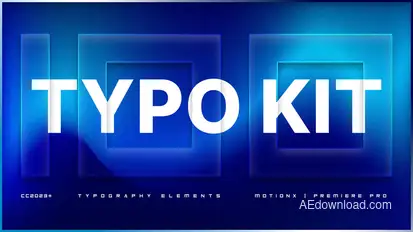 Typo Kit | Premiere Pro Premiere Pro template preview