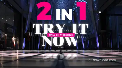 Typo Promo Opener Video Displays template preview