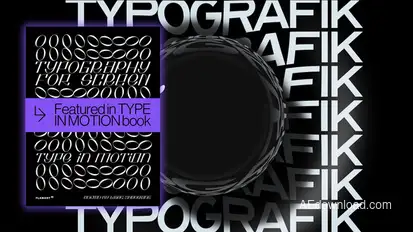 Typografik - Typography Animation Pack Video Displays template preview