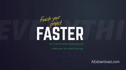 Typomania // Ultimate Titles Pack Video Displays template preview