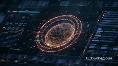 Ultimate FUI HUD Library Video Displays template preview