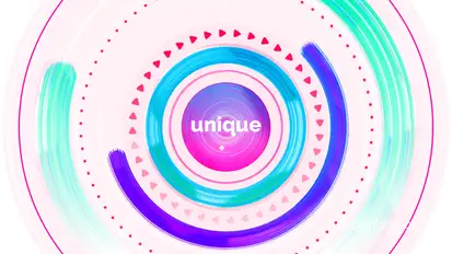 Unique Colorful Logo Reveal Premiere Pro template preview