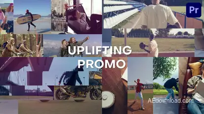 Uplifting Promo Premiere Pro template preview