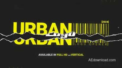 Urban Logo Opener (MoGRT) Premiere Pro template preview