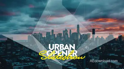 Urban Opener I Slideshow Video Displays template preview