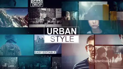 Urban Style Video Displays template preview