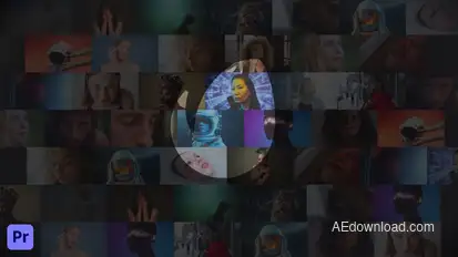 Video Grid Logo | For Premiere Pro Premiere Pro template preview