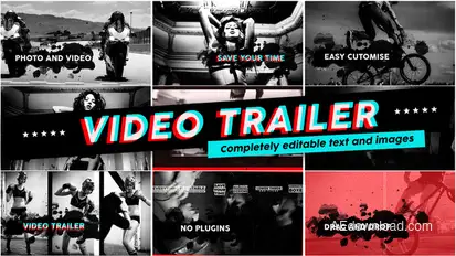 Video Trailer Video Displays template preview