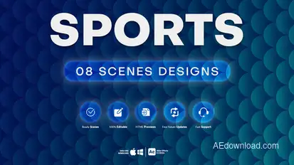 08 Sports Scenes broadcast-packages template preview