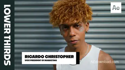 10 Animated Lower Thirds | After Effects Elements template preview