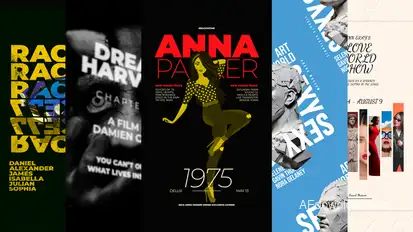 10 Animated Posters Titles template preview