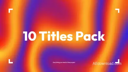 10 Fresh Titles Pack | After Effects Titles template preview