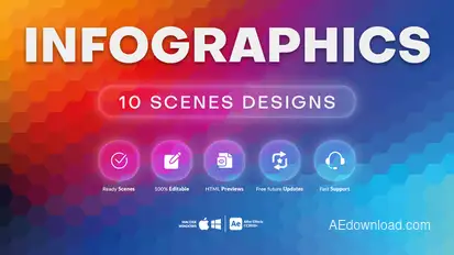 10 Infographics Infographics template preview