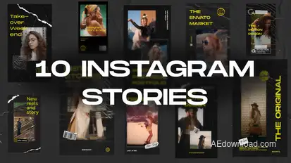 10 Instagram Stories & Reels Openers template preview