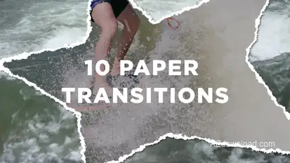 10 Paper Transitions Elements template preview