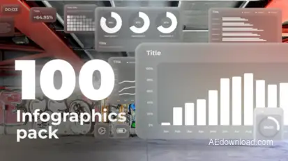 100 Infographics Logo Stings template preview
