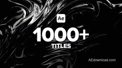 1000+ Titles For After Effects Titles template preview