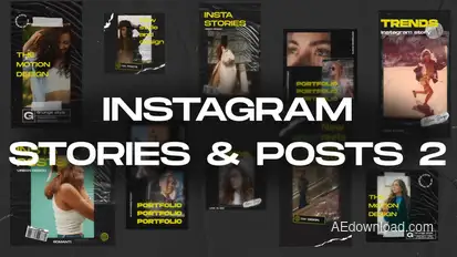 10in1 Instagram Stories & Posts 2 Openers template preview