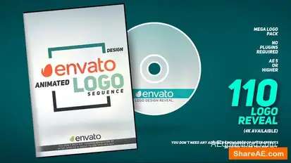 Videohive 110 Logo Pack Logo Stings template preview