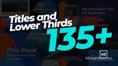 135 Social Media Titles for Business Titles template preview