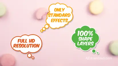 15 Speech Bubbles Elements template preview