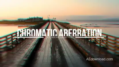 16 Chromatic Aberration Overlays Elements template preview