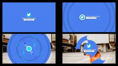 2 in 1 Logo Opener And Transition Logo Stings template preview